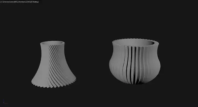 3D Printed Planter Plant Pot Plant Vase 100