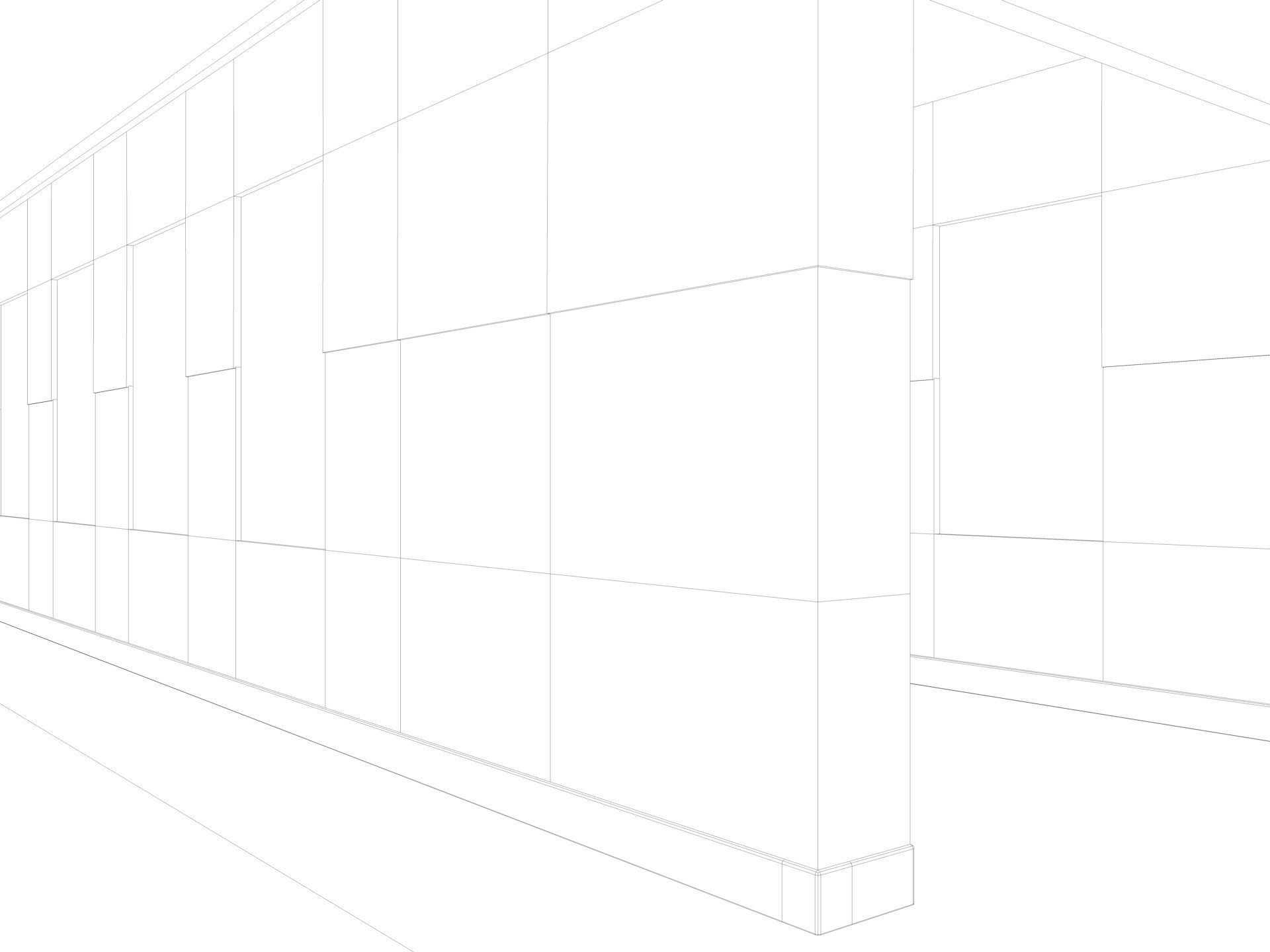 Abandoned industrial Building Low-poly 3D model_13