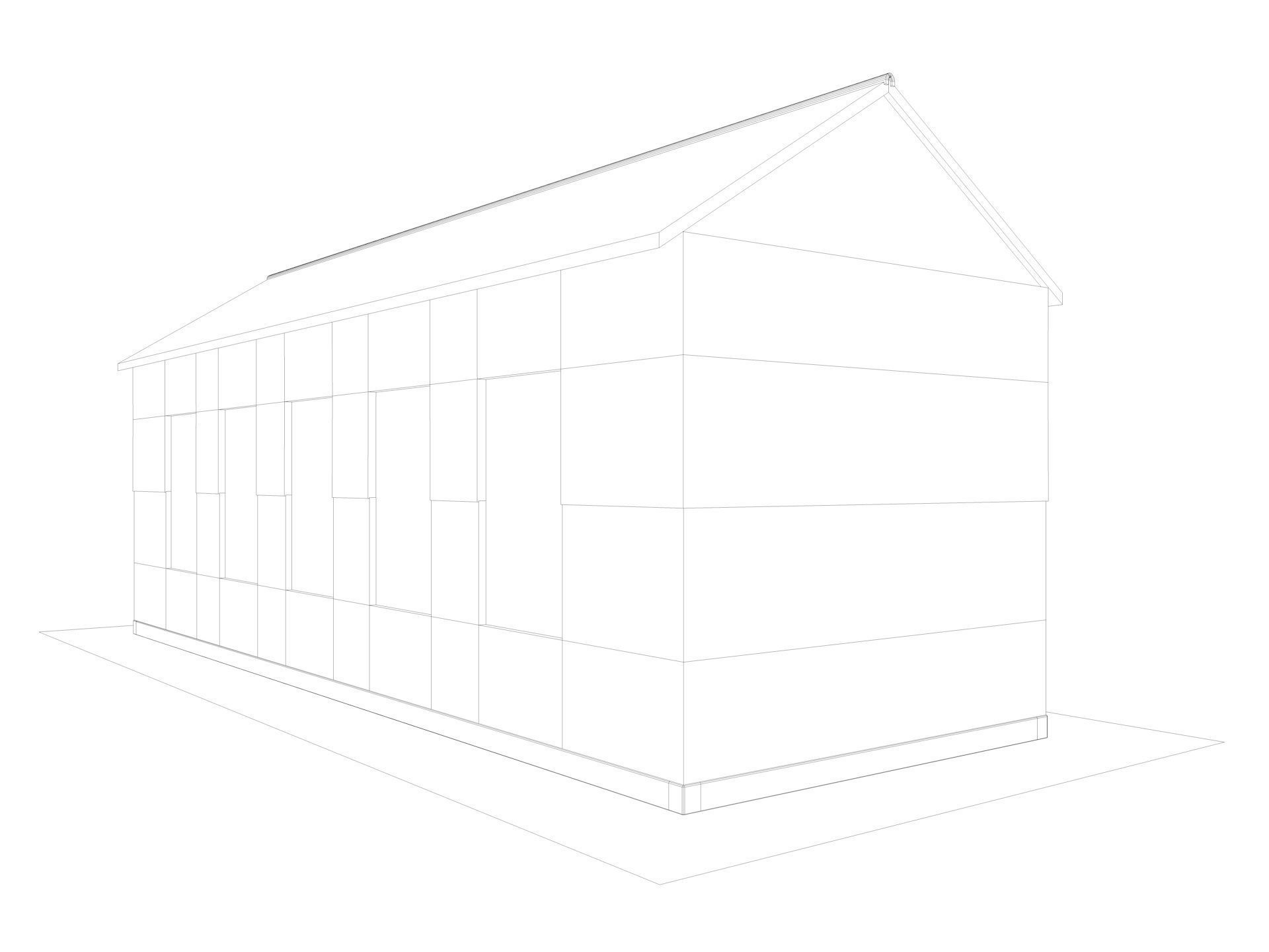 Abandoned industrial Building Low-poly 3D model_8