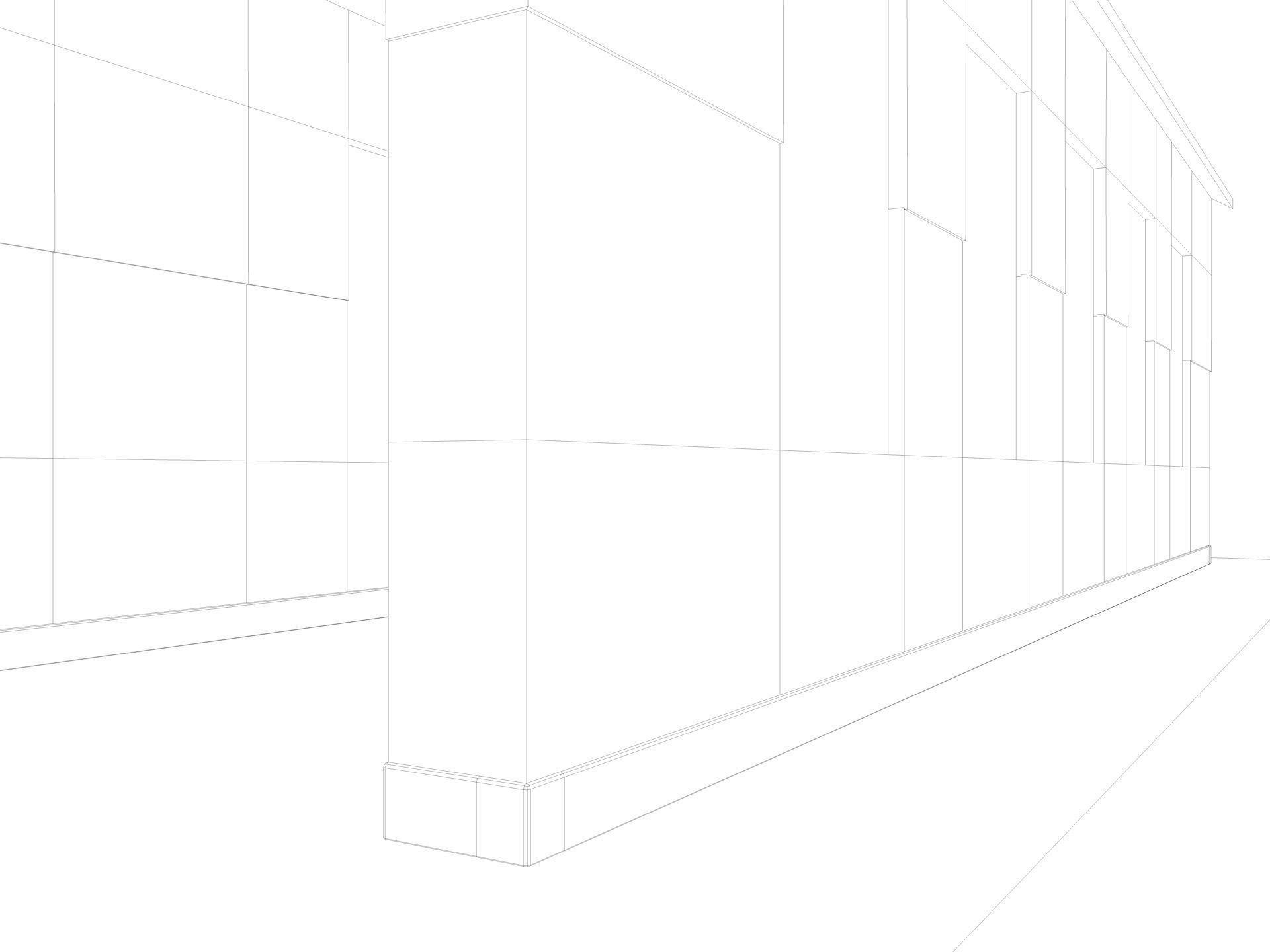 Abandoned industrial Building Low-poly 3D model_12