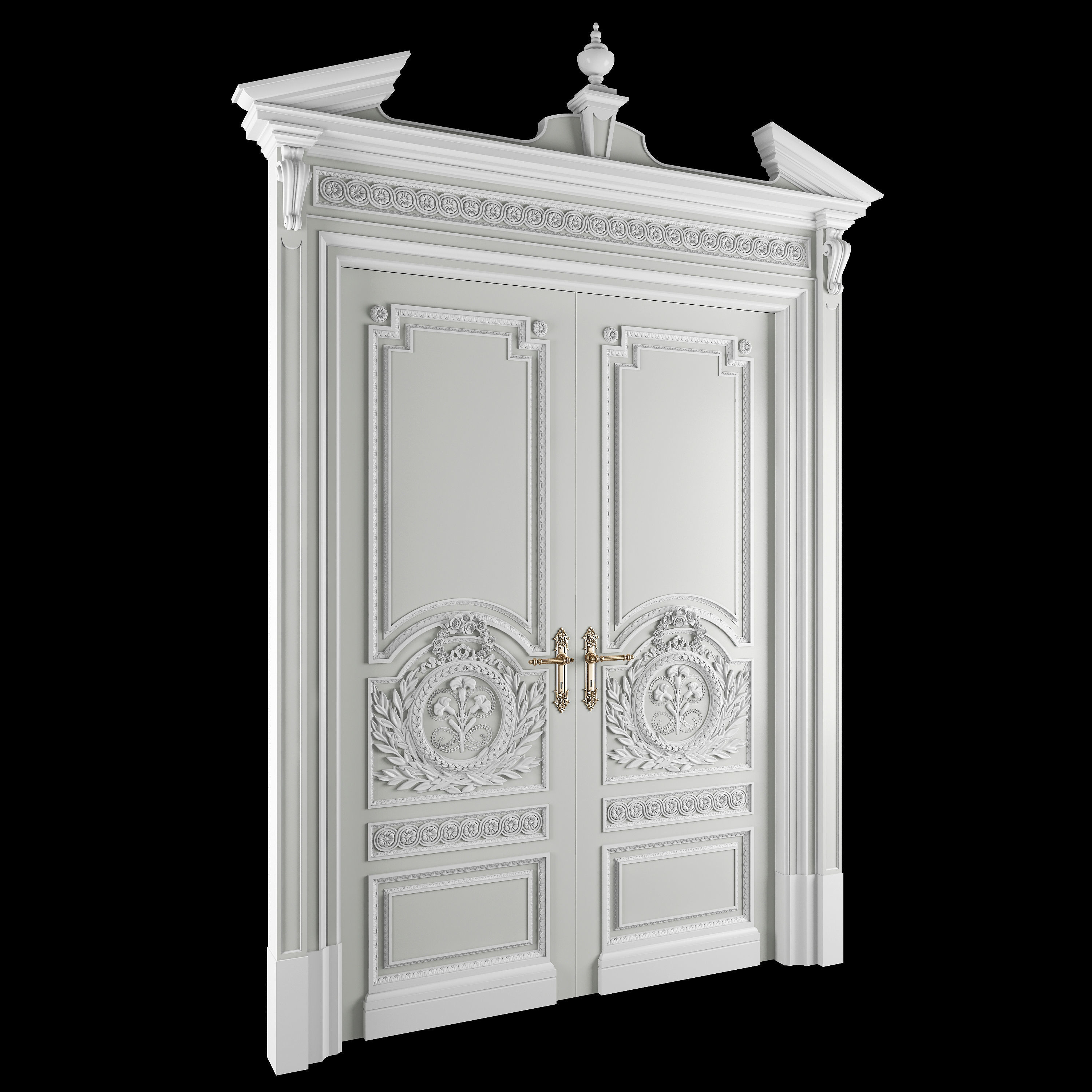 versailles doors 3D model_5