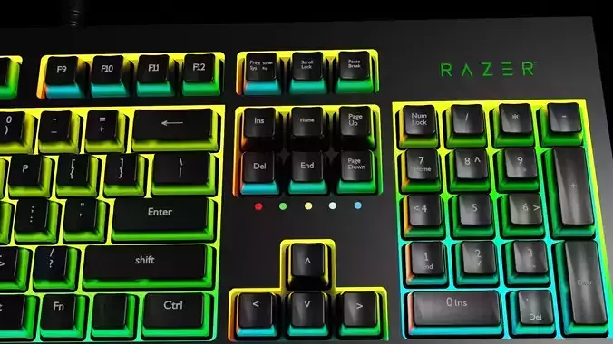 Razer keyboard 3D model