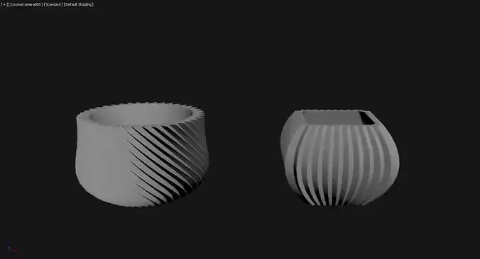 3D Printed Planter Plant Pot Plant Vase 112