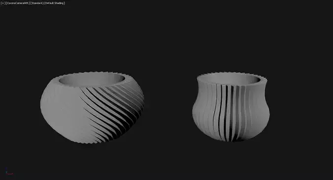 3D Printed Planter Plant Pot Plant Vase 115