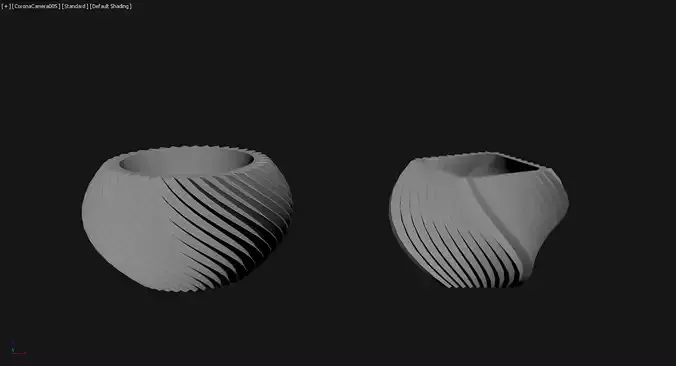 3D Printed Planter Plant Pot Plant Vase 117