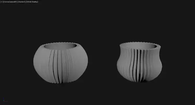 3D Printed Planter Plant Pot Plant Vase 118