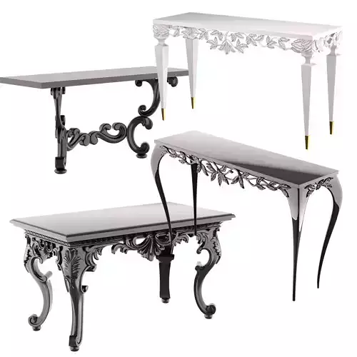 christopher guy console table set