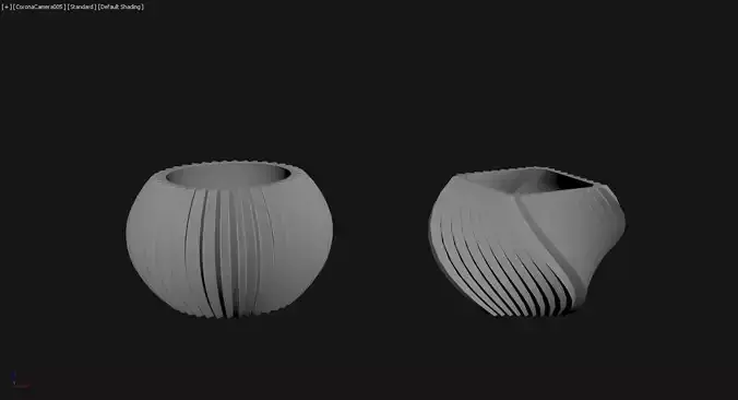 3D Printed Planter Plant Pot Plant Vase 120