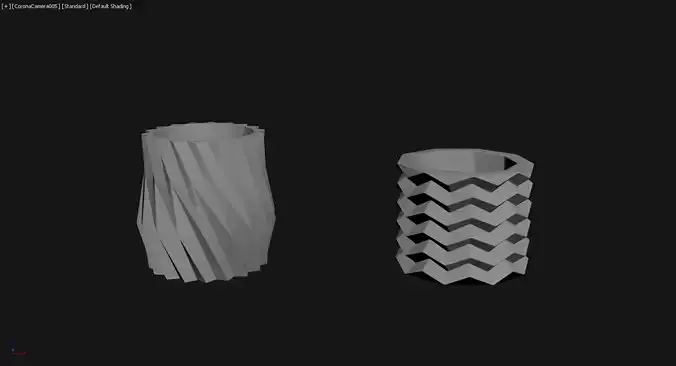 3D Printed Planter Plant Pot Plant Vase 127