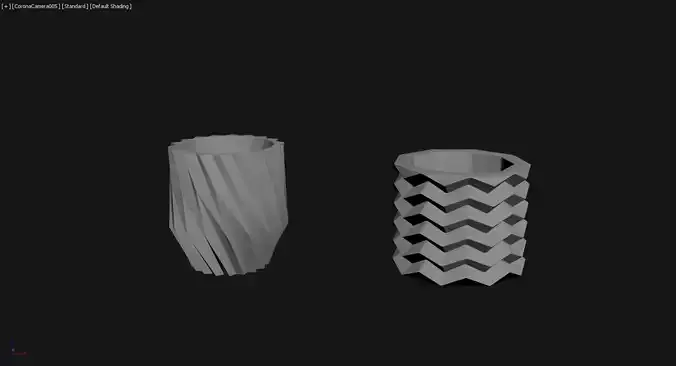 3D Printed Planter Plant Pot Plant Vase 128