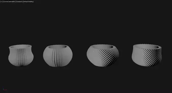 3D Printed Planter Plant Pot Plant Vase 132