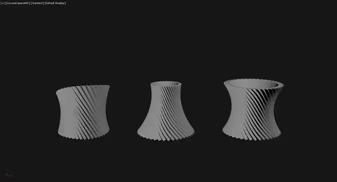   3D Printed Planter Plant Pot Plant Vase 136