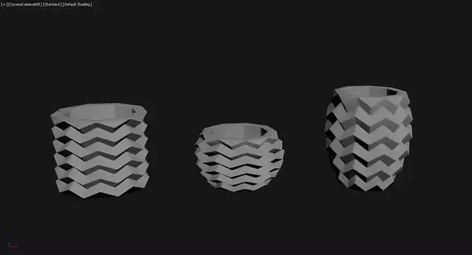 3D Printed Planter Plant Pot Plant Vase 144