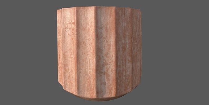 Terracotta Planter  lowpoly model  3D model