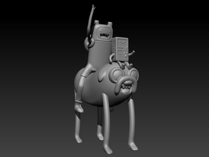 FINN THE HUMAN AND JAKE BIMO ADVENTURE TIME  3D print model_2