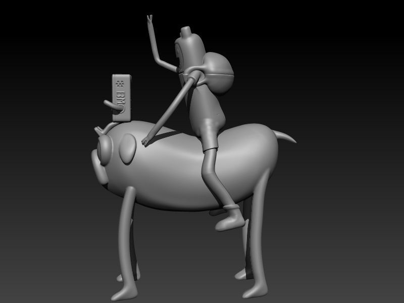 FINN THE HUMAN AND JAKE BIMO ADVENTURE TIME  3D print model_1