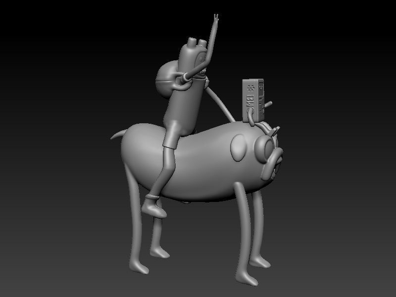 FINN THE HUMAN AND JAKE BIMO ADVENTURE TIME  3D print model_3