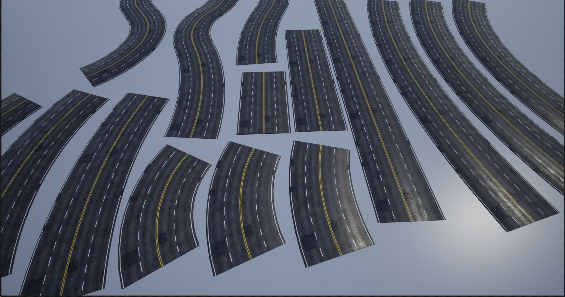 PBR 4K-2K Four-Lane Highway Roads Collection _24