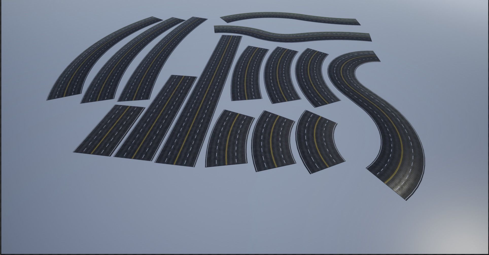 PBR 4K-2K Four-Lane Highway Roads Collection _17