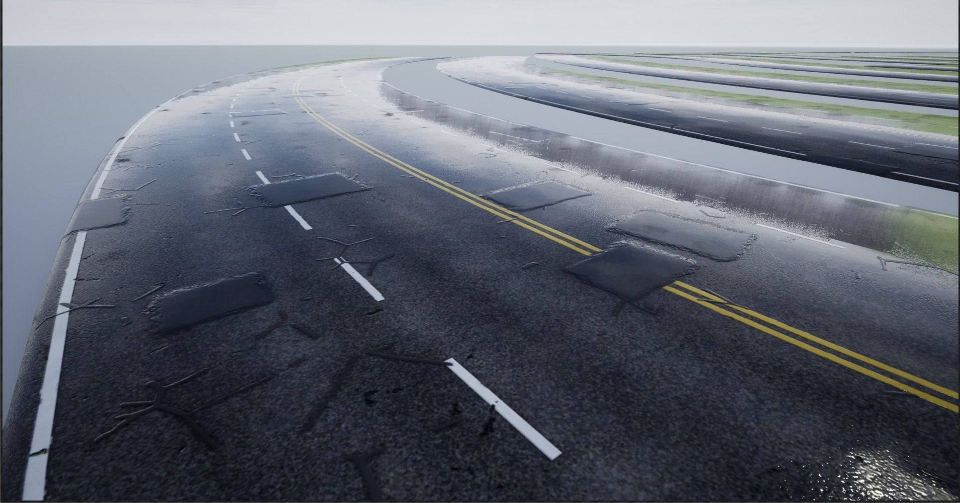 PBR 4K-2K Four-Lane Highway Roads Collection _25