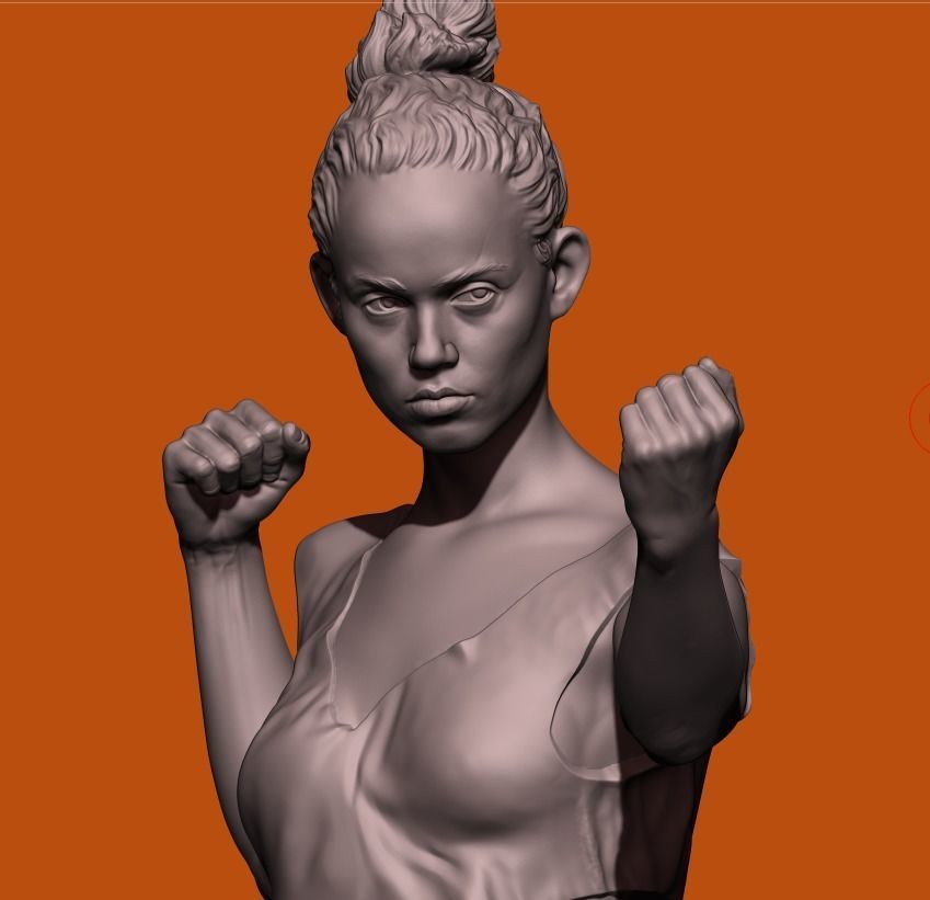 Girl model 11 3D print model_9