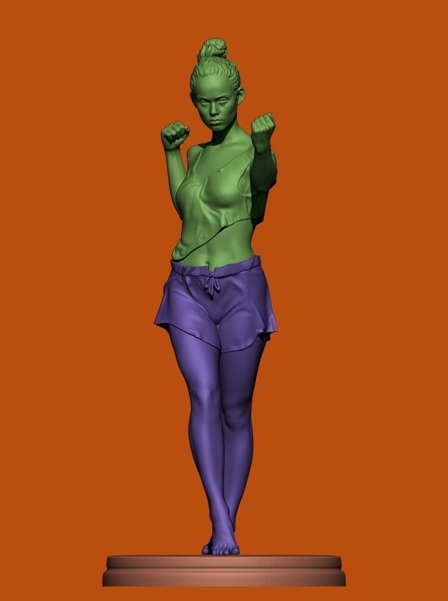 Girl model 11 3D print model_13