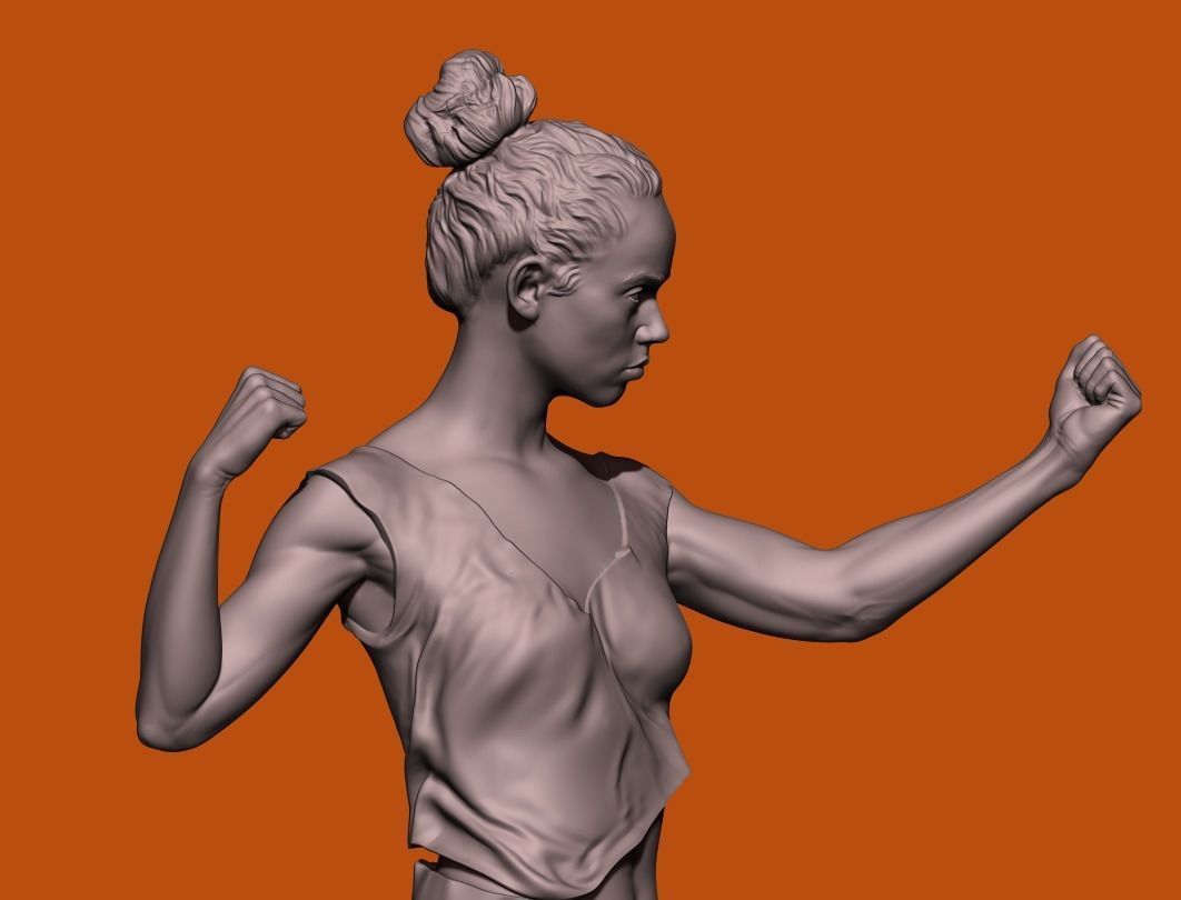 Girl model 11 3D print model_10