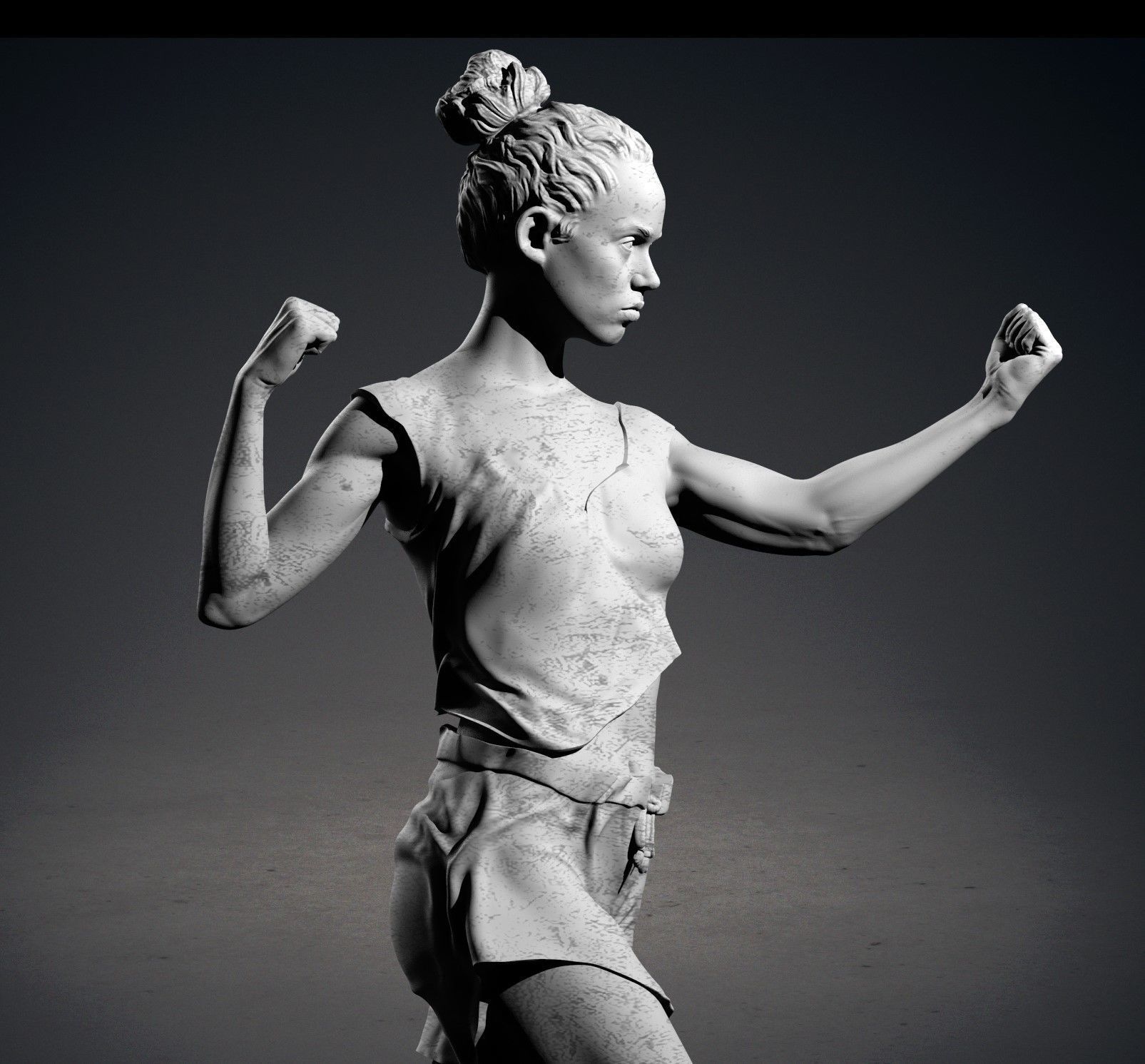 Girl model 11 3D print model_5