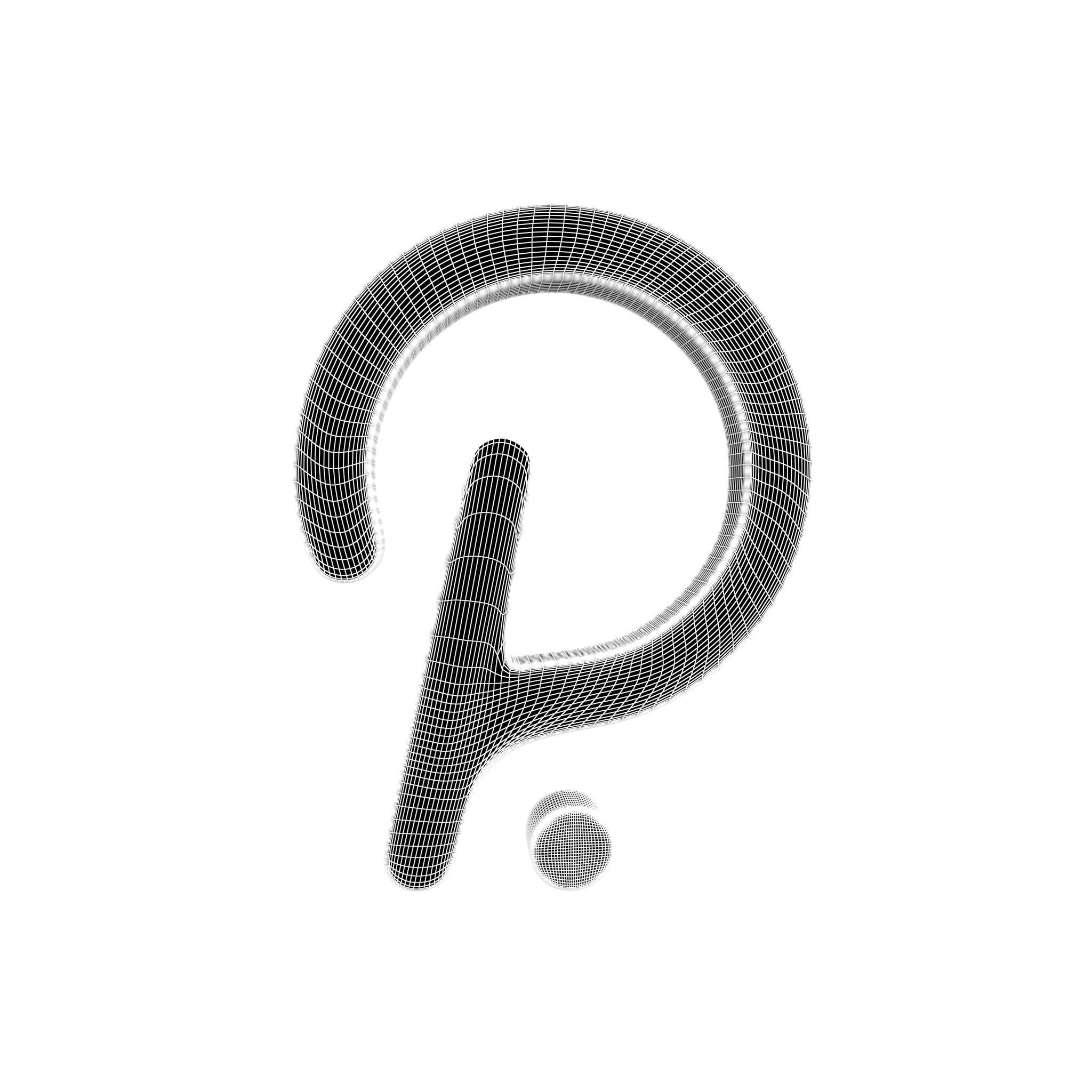 Polkadot Coin v3 001 Low-poly 3D model_5