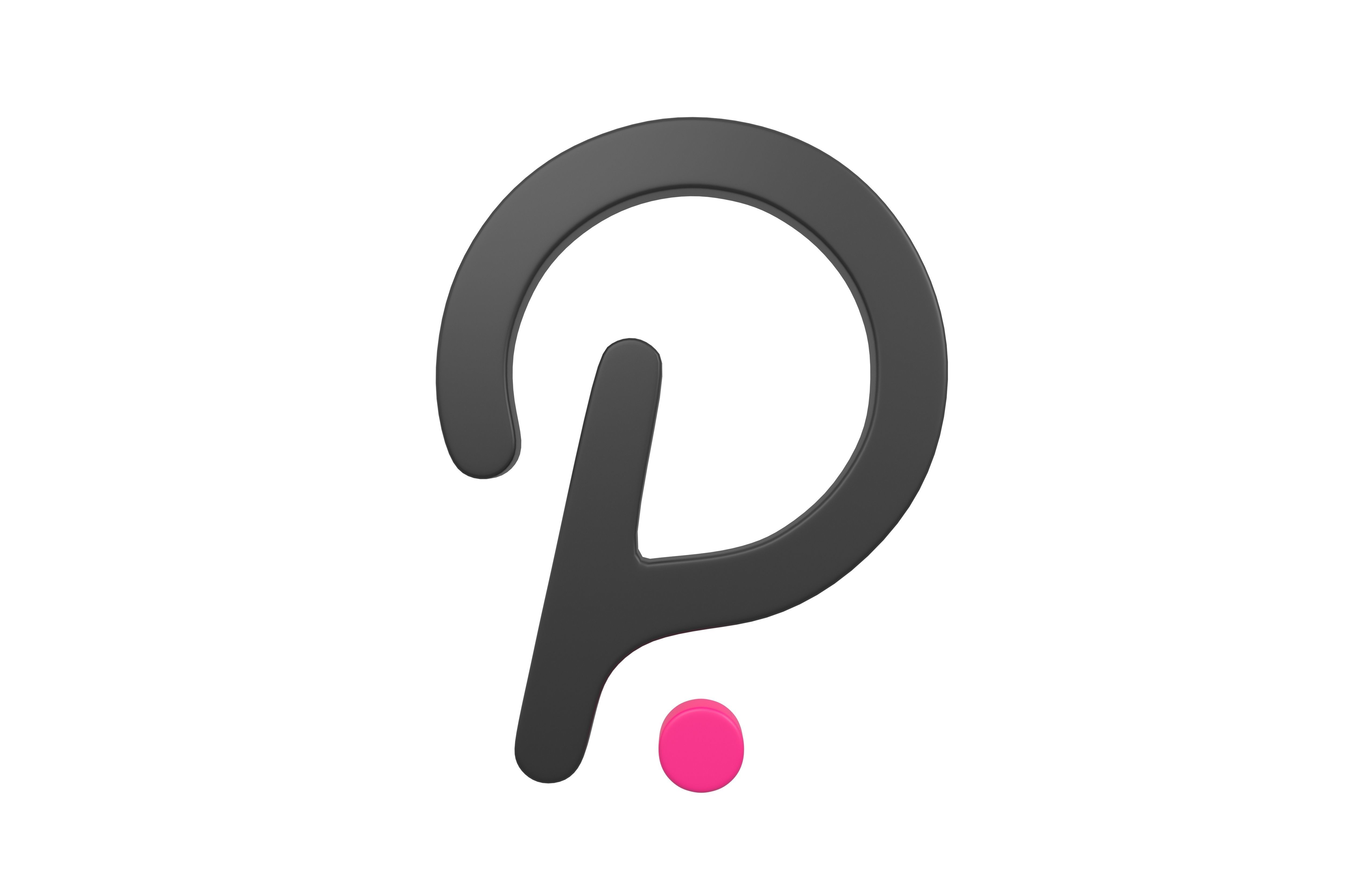 Polkadot Coin v3 001 Low-poly 3D model_1