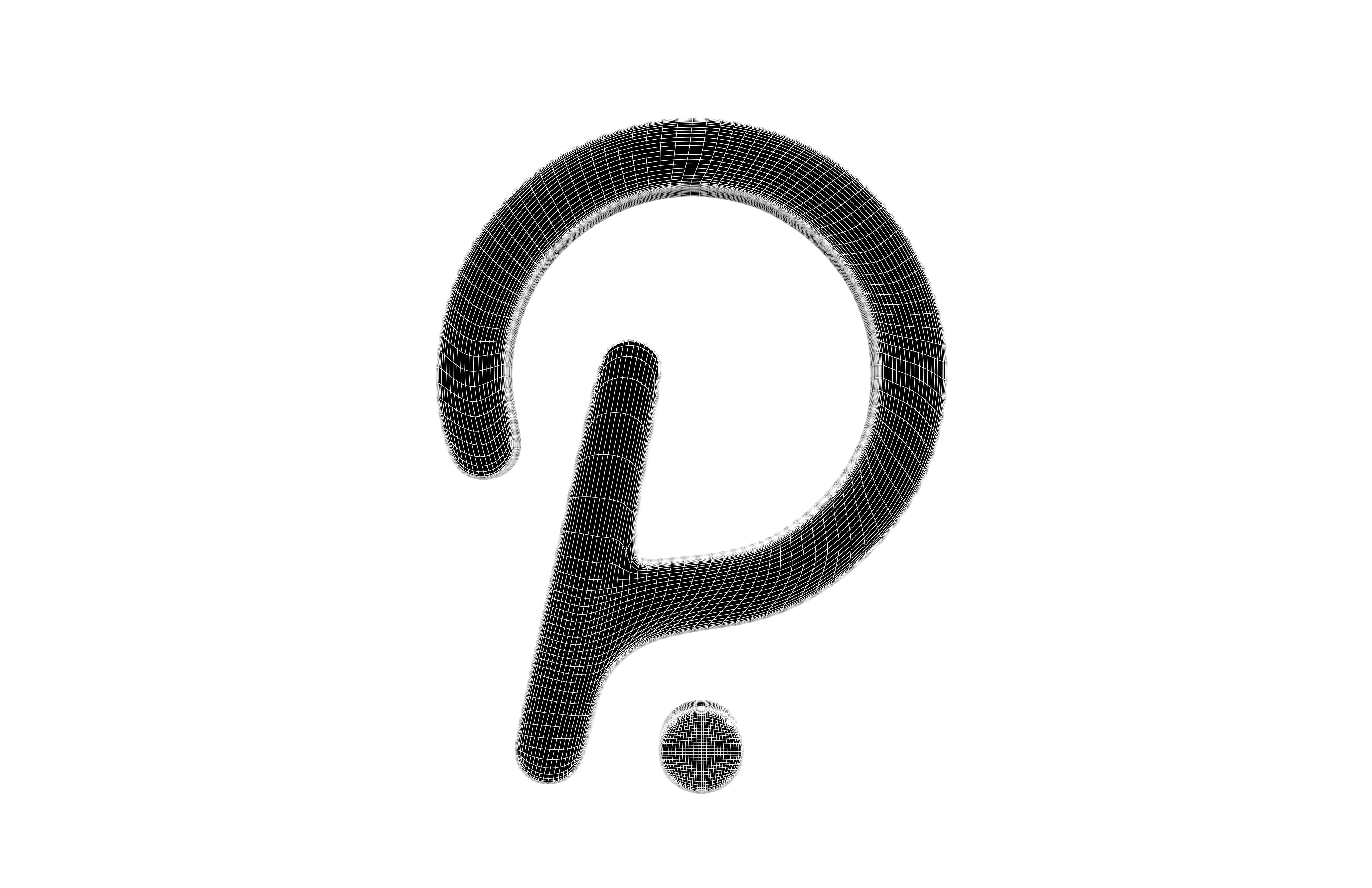 Polkadot Coin v3 001 Low-poly 3D model_6