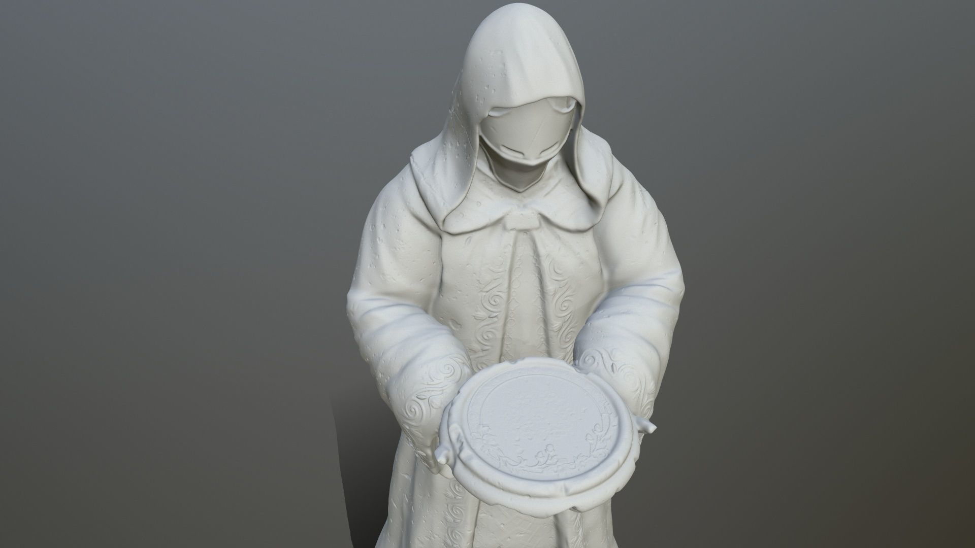 statue lord of rings 3D print model_8