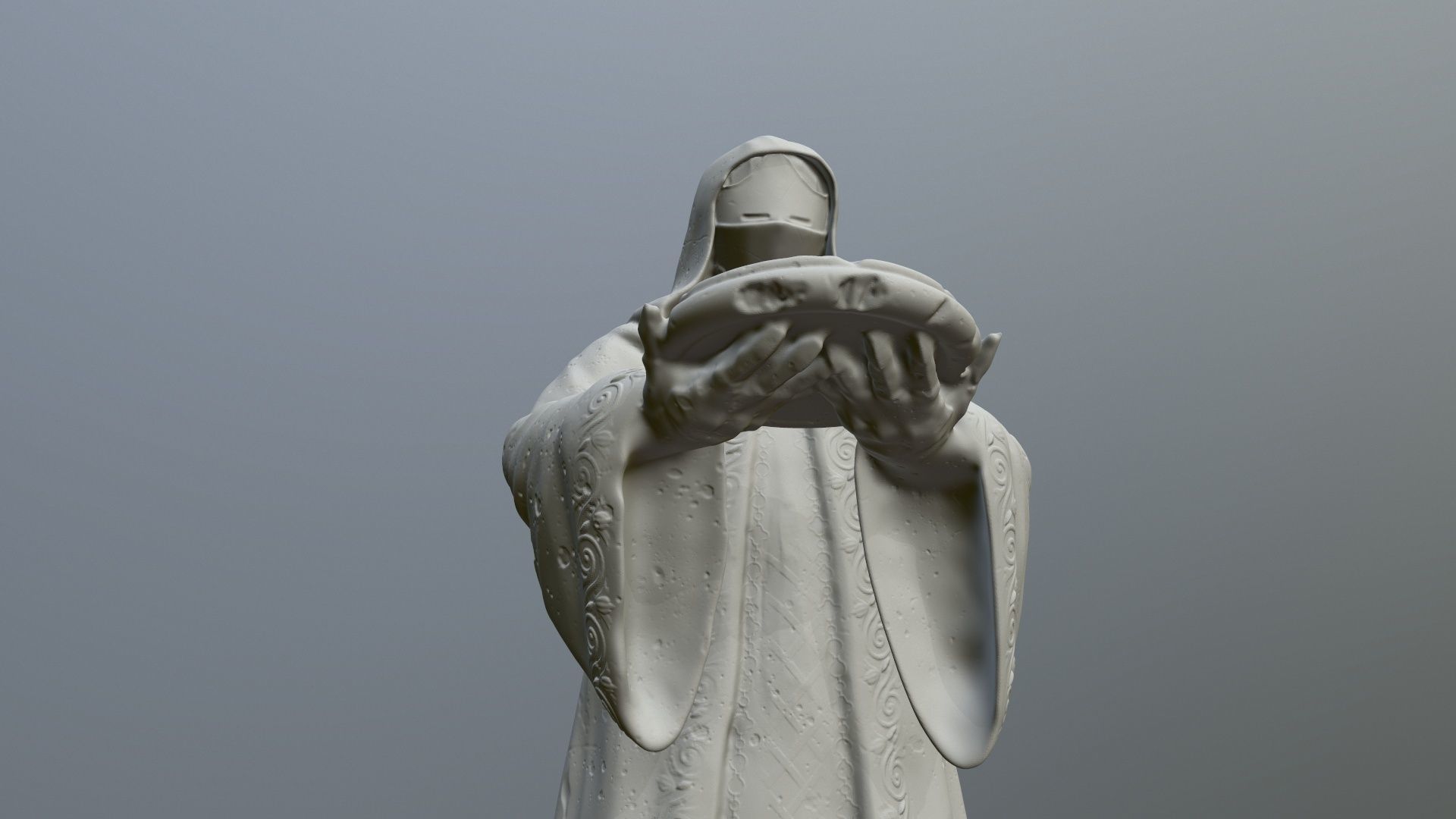 statue lord of rings 3D print model_7