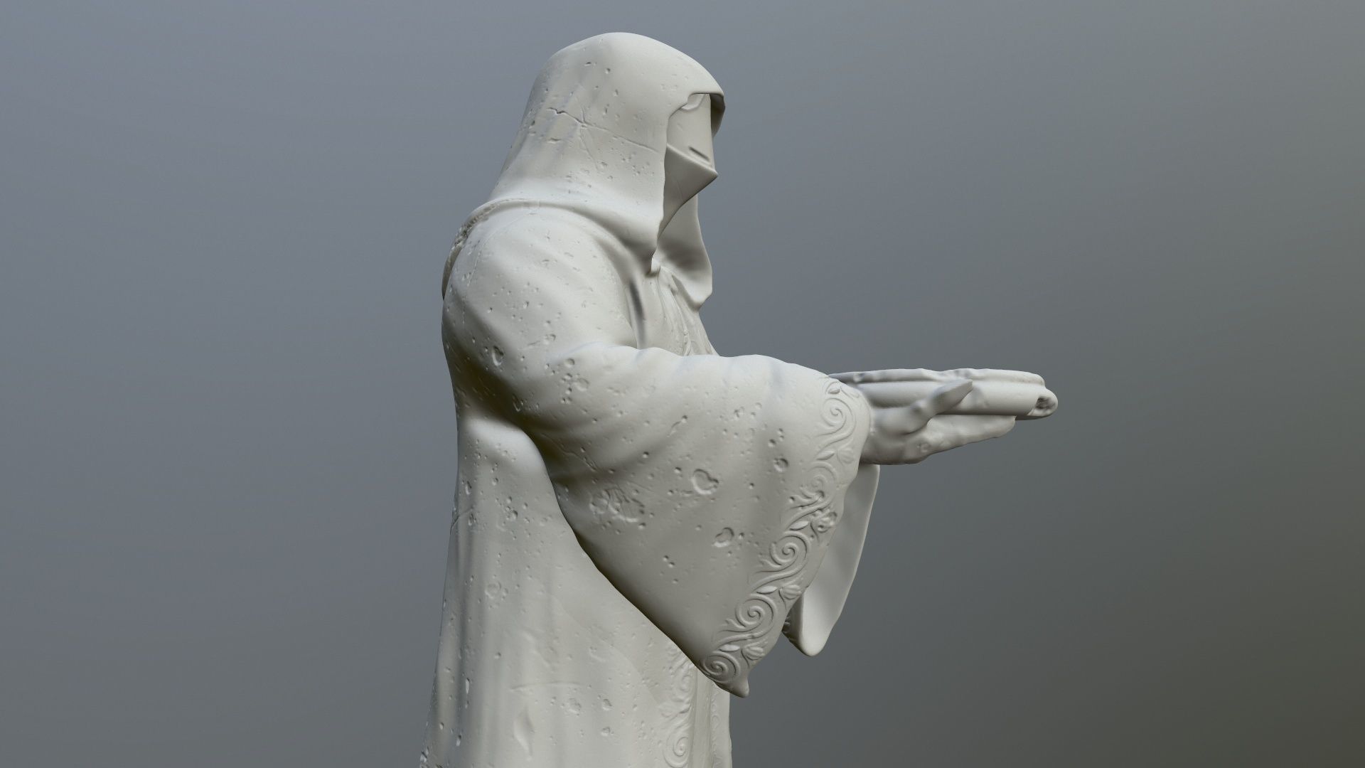statue lord of rings 3D print model_10