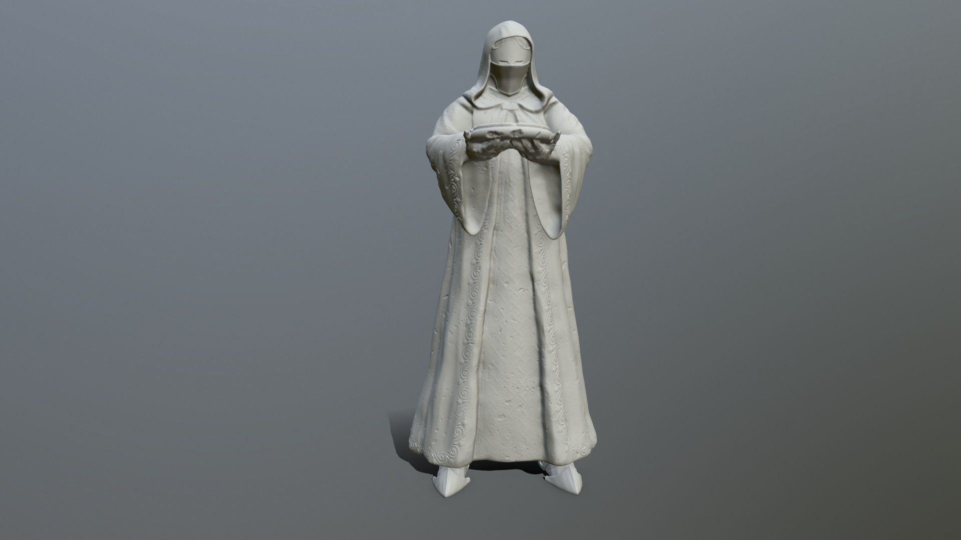 statue lord of rings 3D print model_6