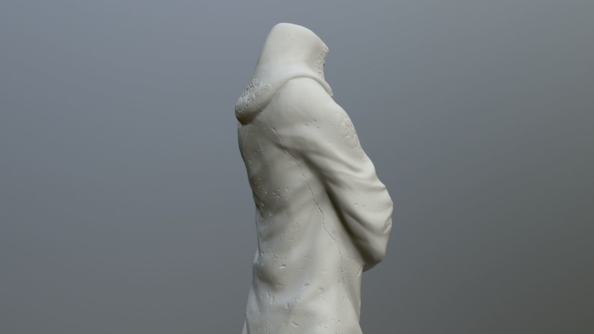 statue 3D print model_7