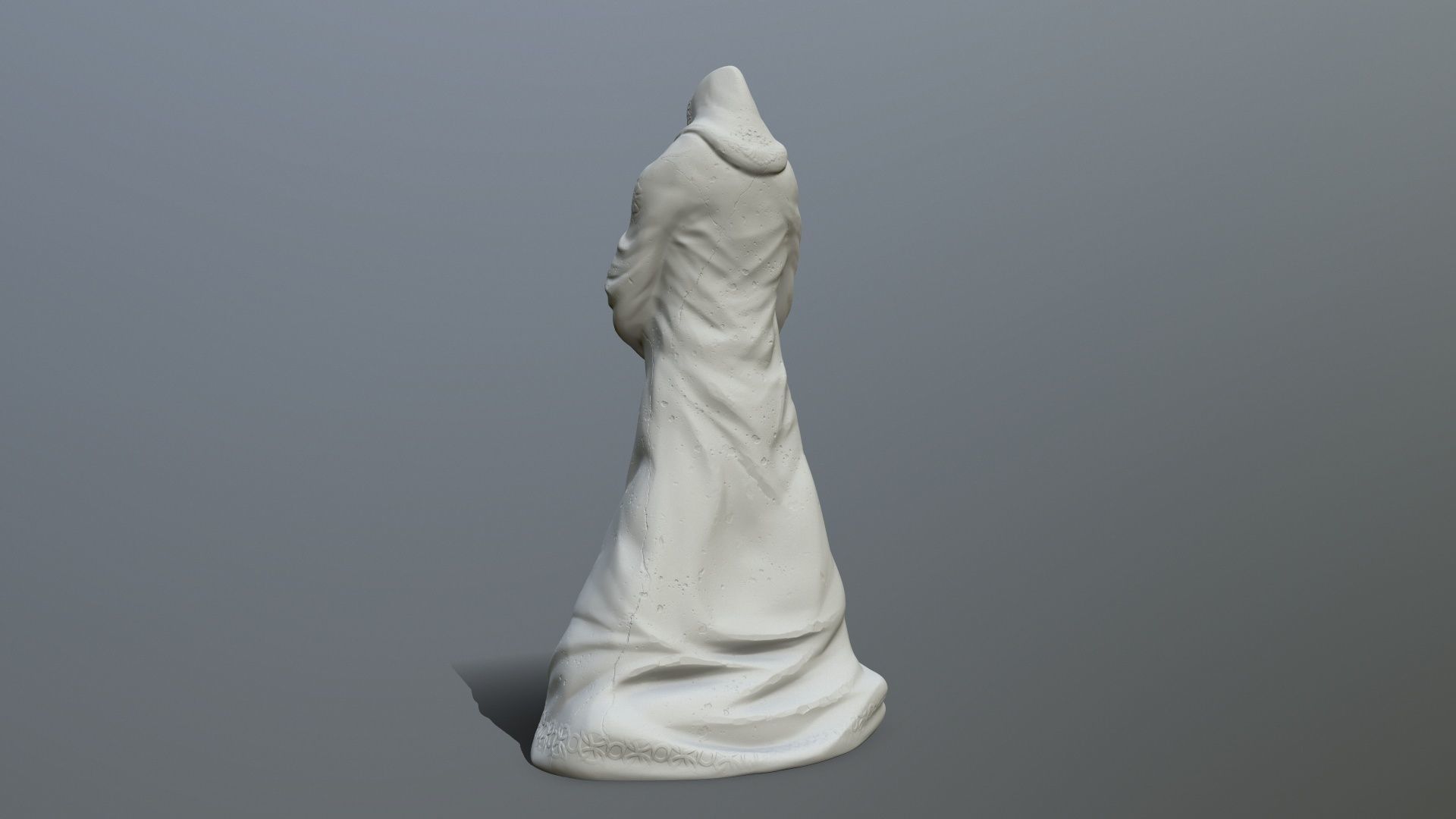 statue 3D print model_3