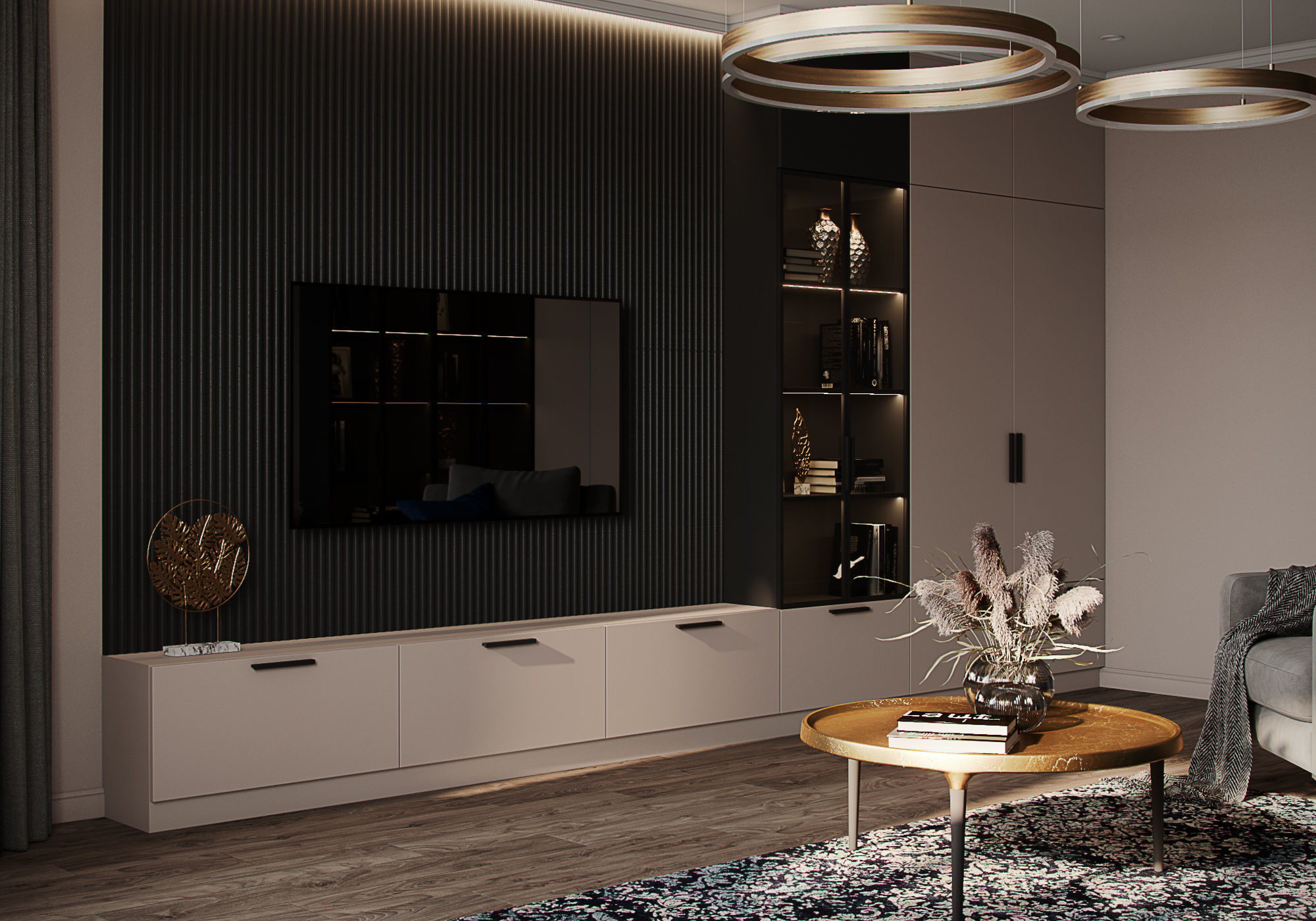 Living room 001 3D model_5