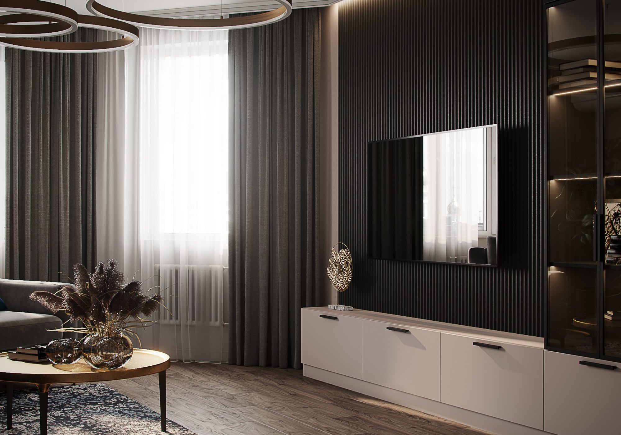 Living room 001 3D model_2