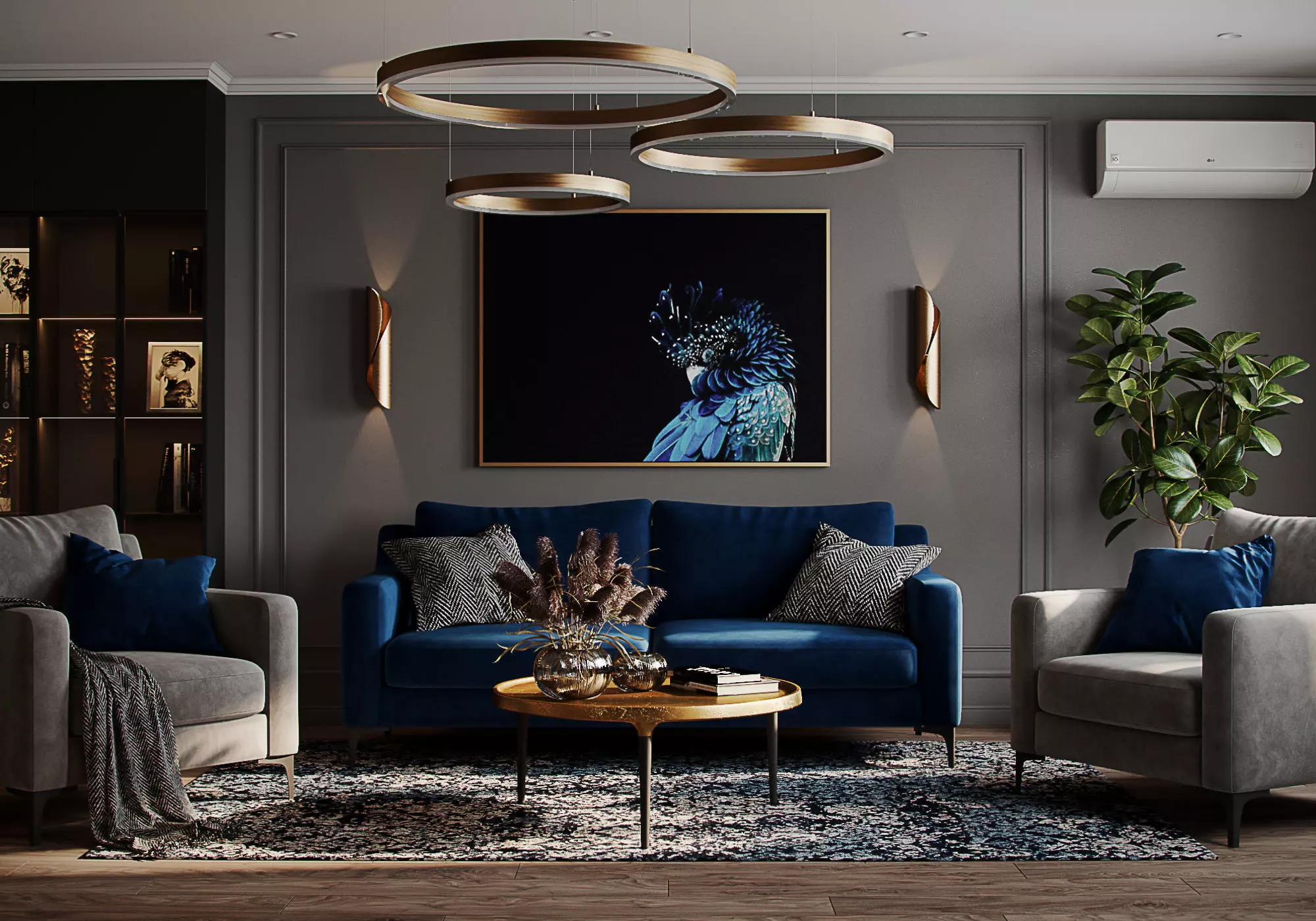 Living room 001 3D model_0