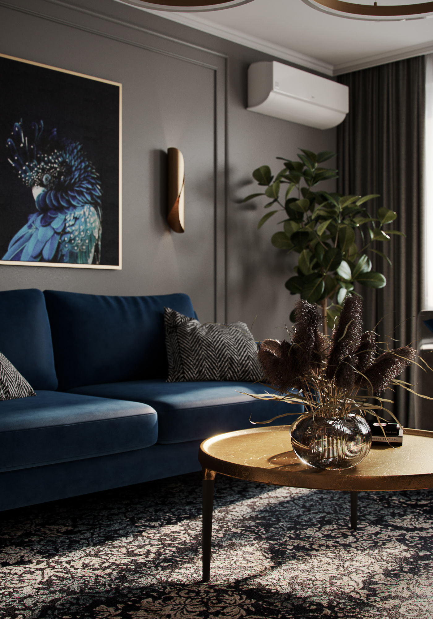 Living room 001 3D model_1