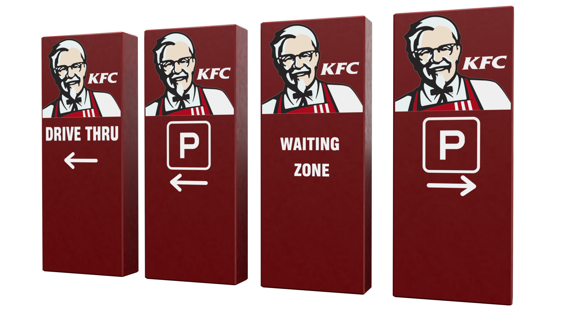 KFC Element Low-poly 3D model_18