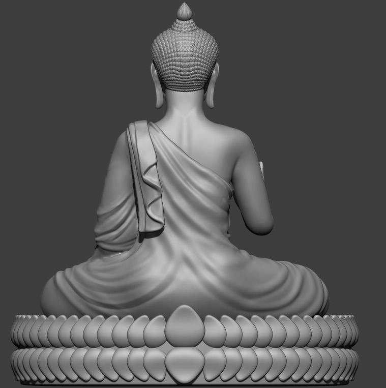 Buddha for 3D Print 3D print model_4