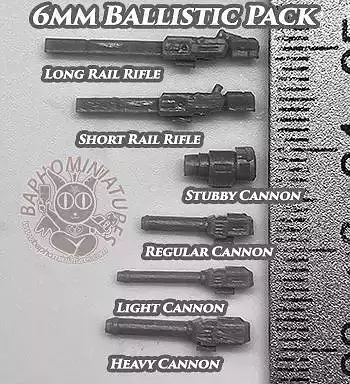 Mech Weapons Pack of 21