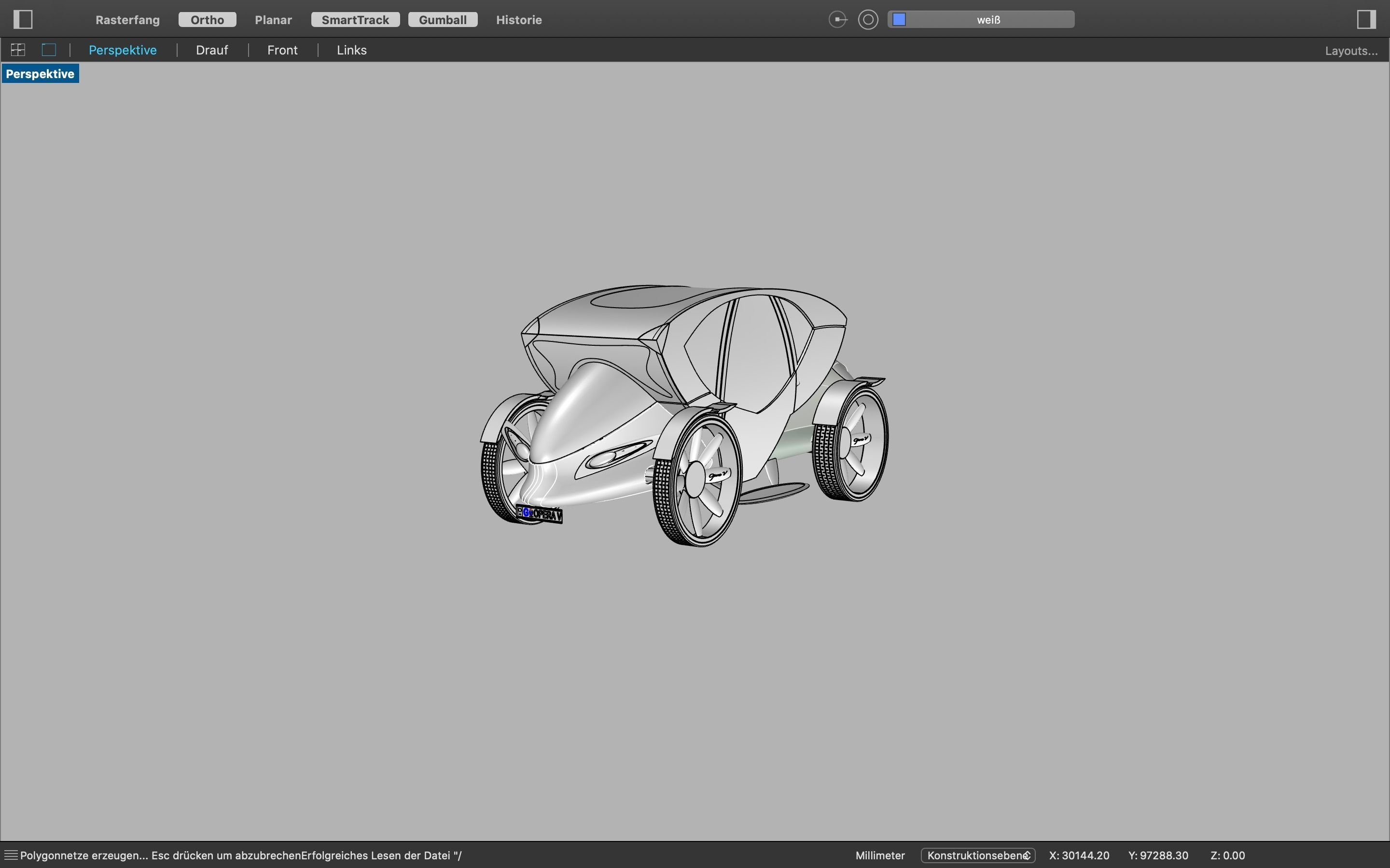 Opera V - A parody for the Fiaker in Vienna 3D model_7