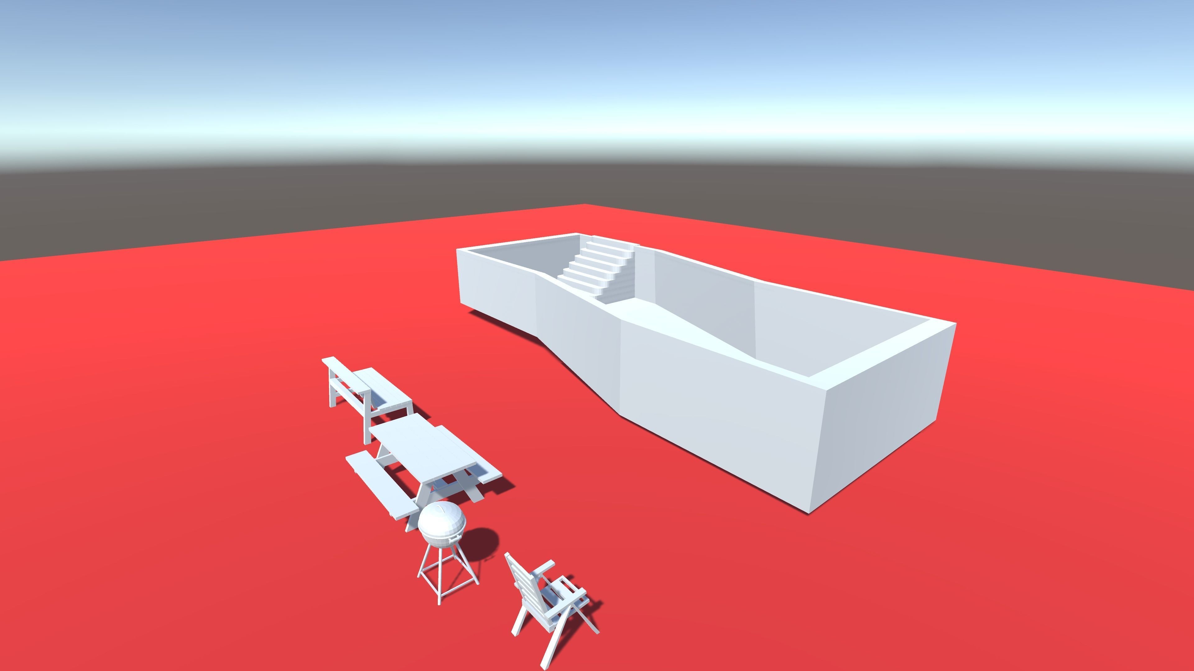 Low Poly Modular Interior Pack Low-poly 3D model_3