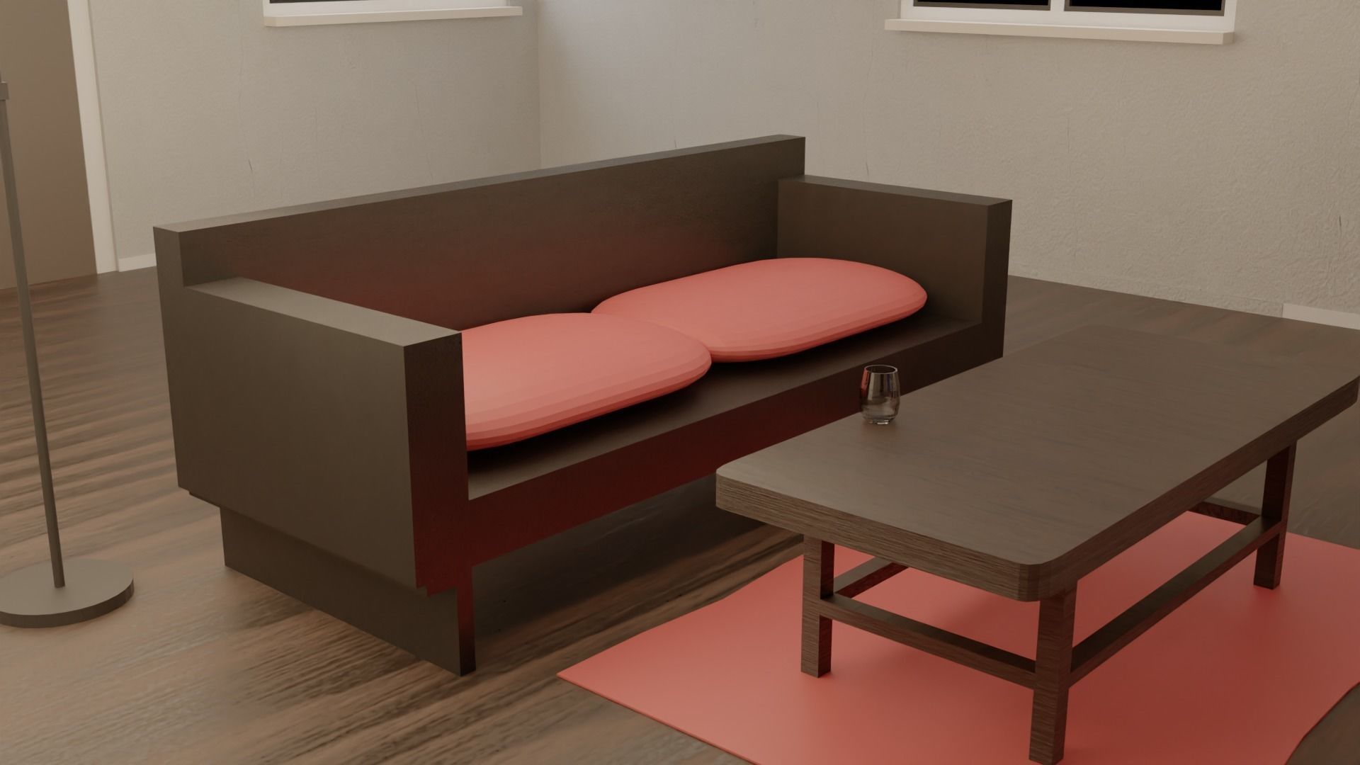 Low Poly Modular Interior Pack Low-poly 3D model_1