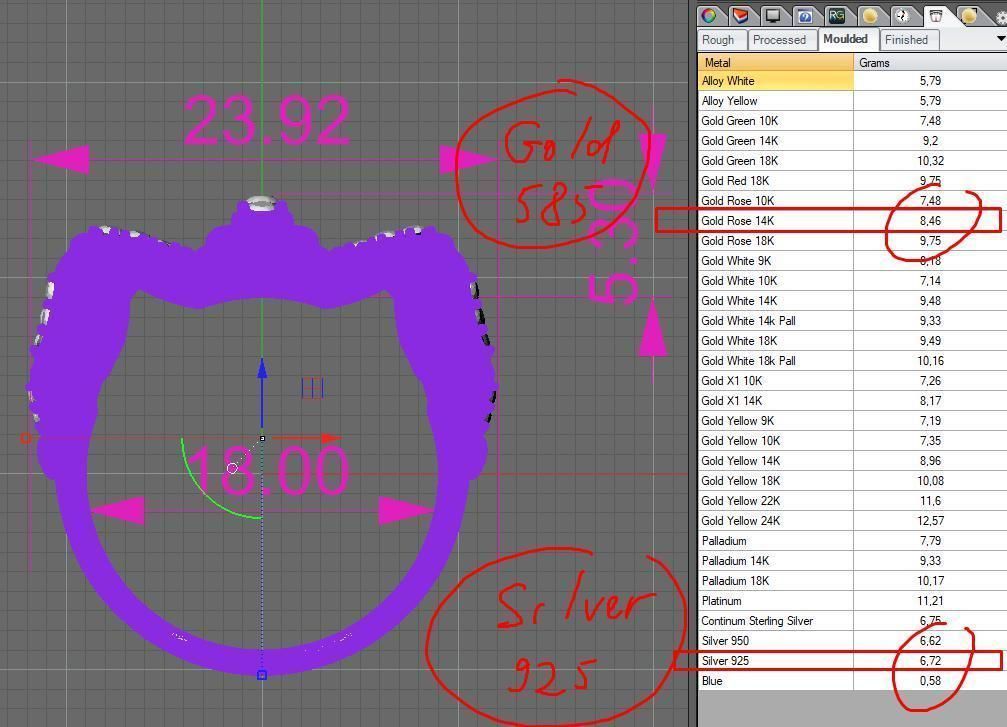 spider ring 3D print model_12