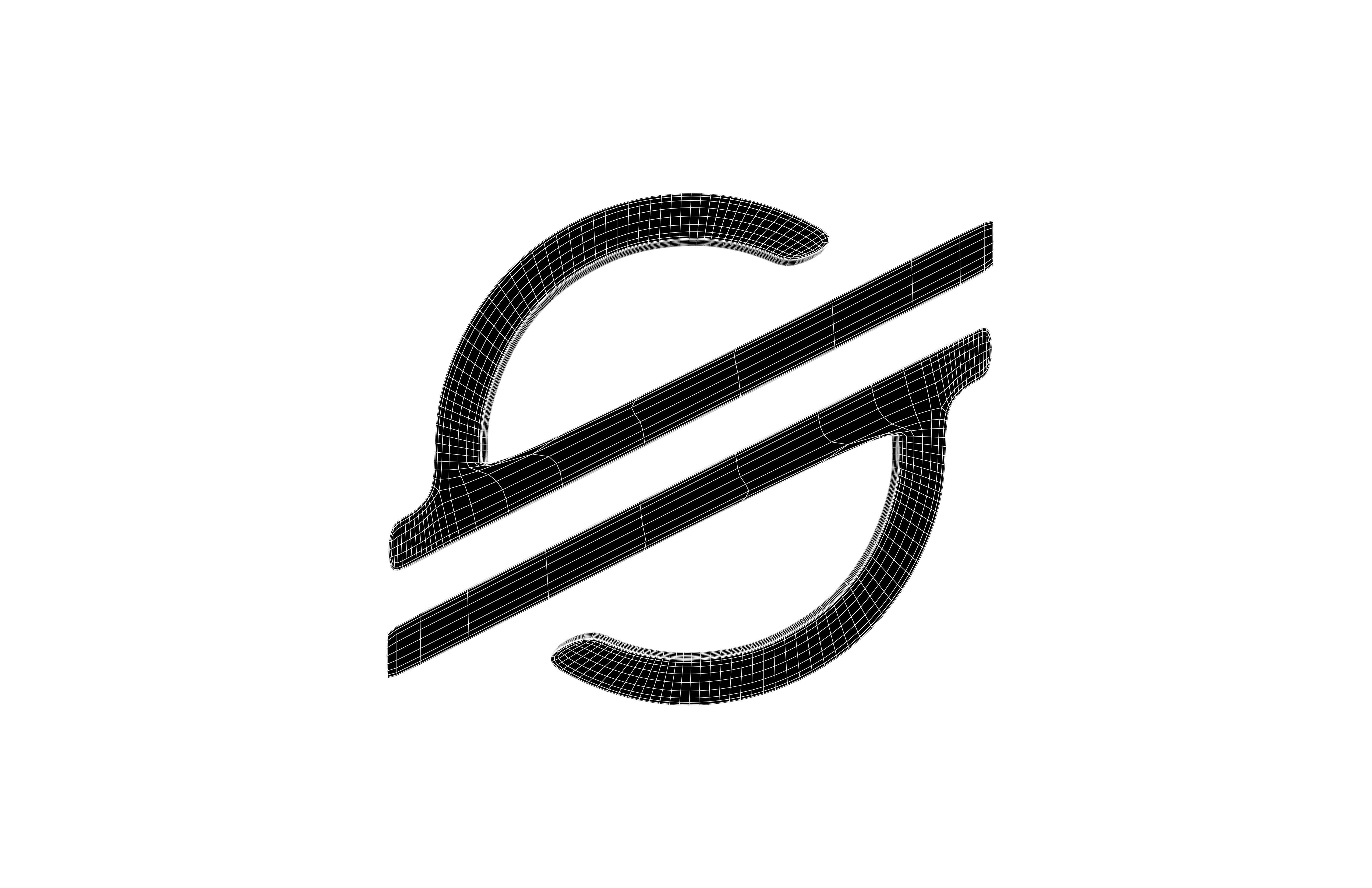 Stellar Coin v2 001 Low-poly 3D model_4