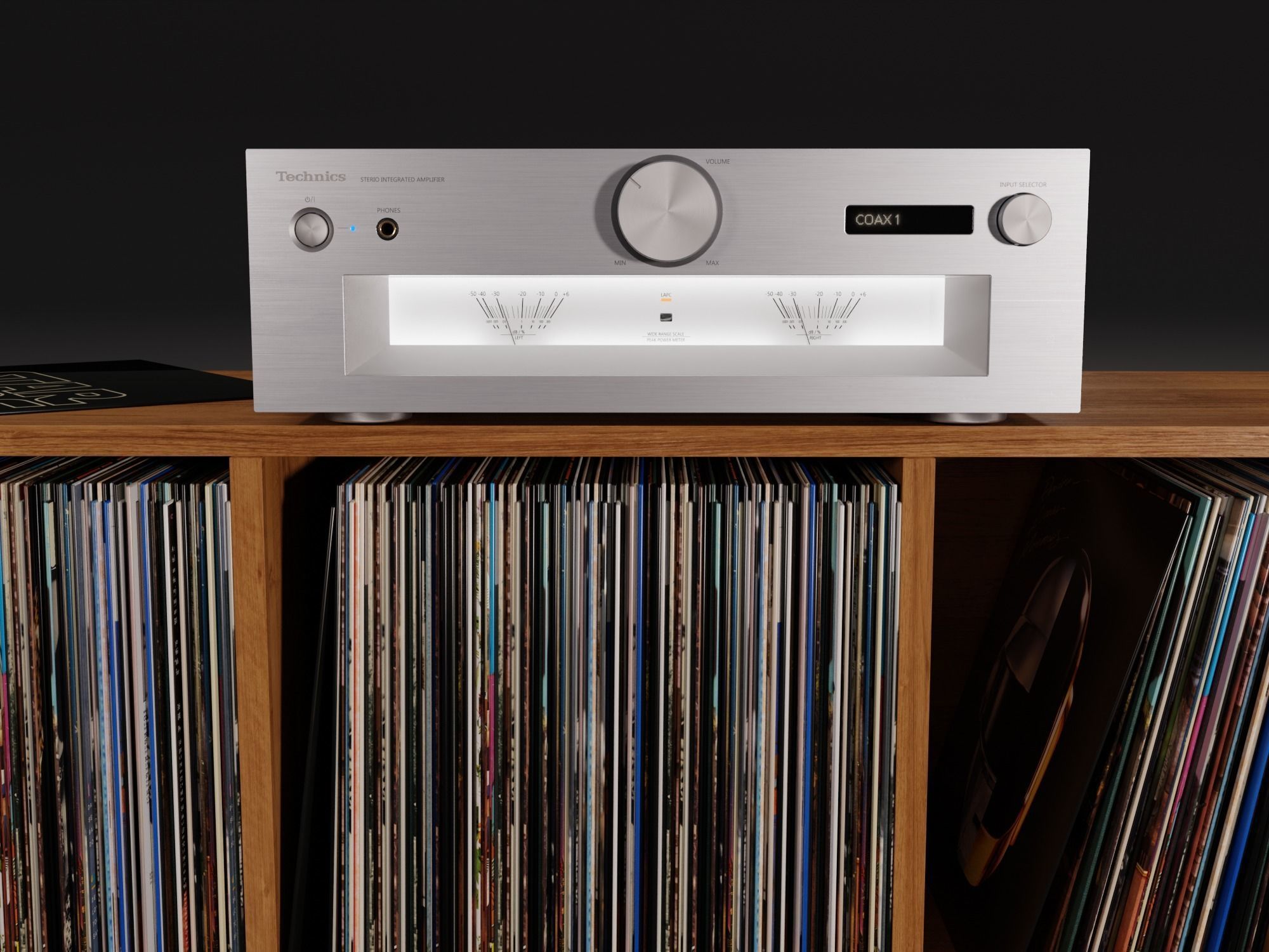Technics G700 Stereo Integrated Amplifier PBR 3D model_2